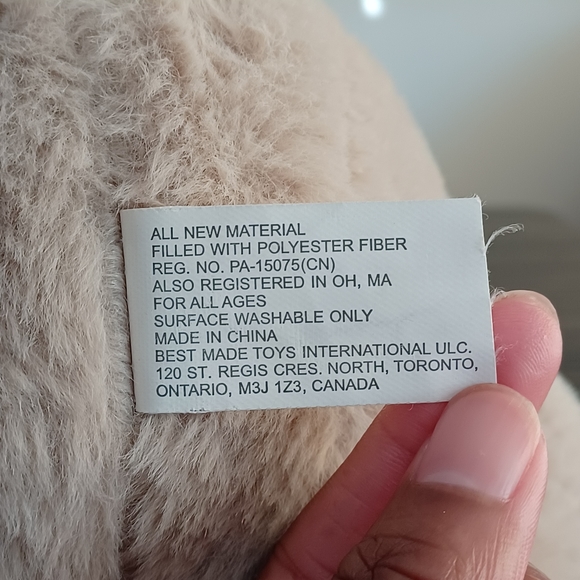 •Best Made Toys Stuffed Plush Teddy Bear Valentines Hearts XOXO Love - Picture 9 of 12